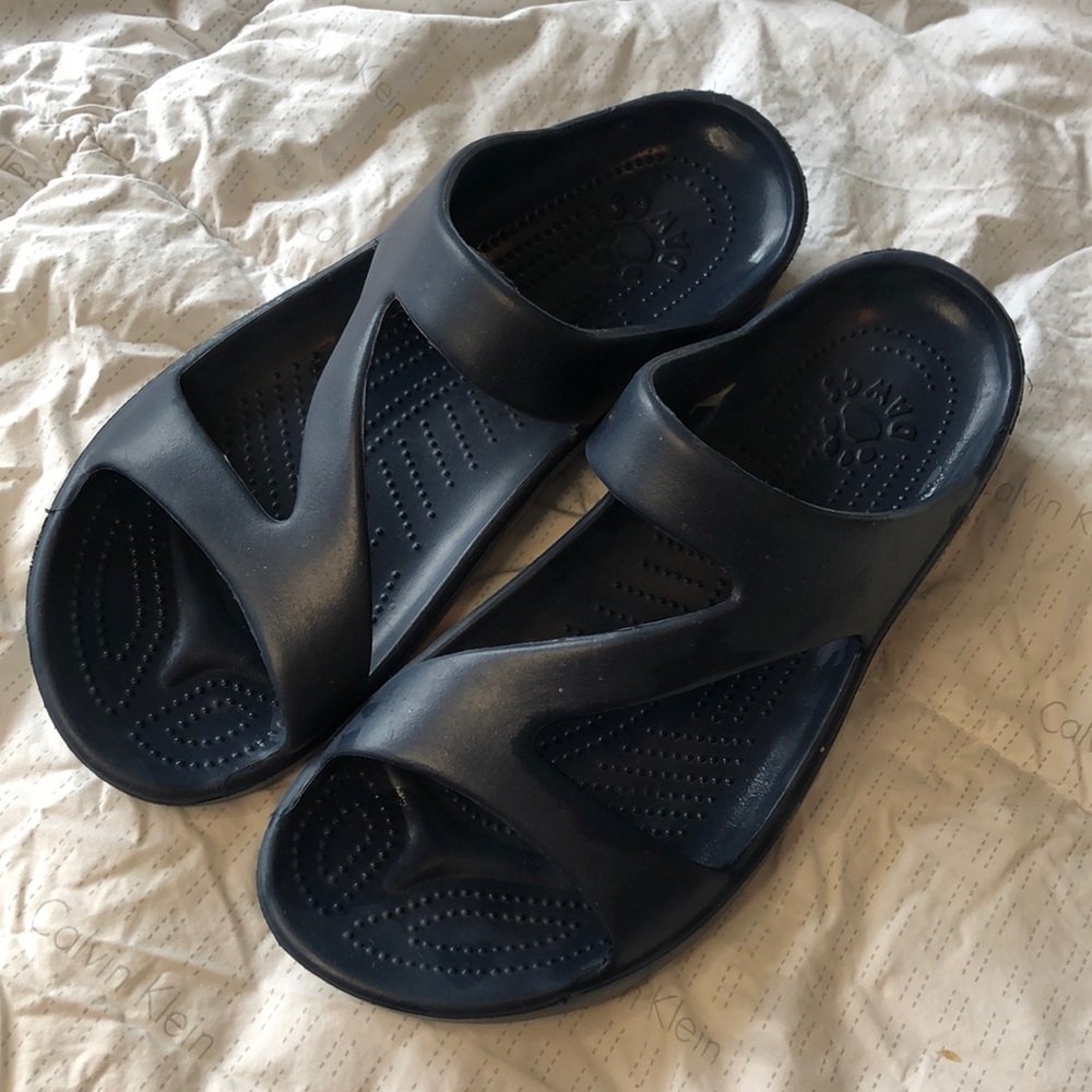 Navy Dawgs Sandals